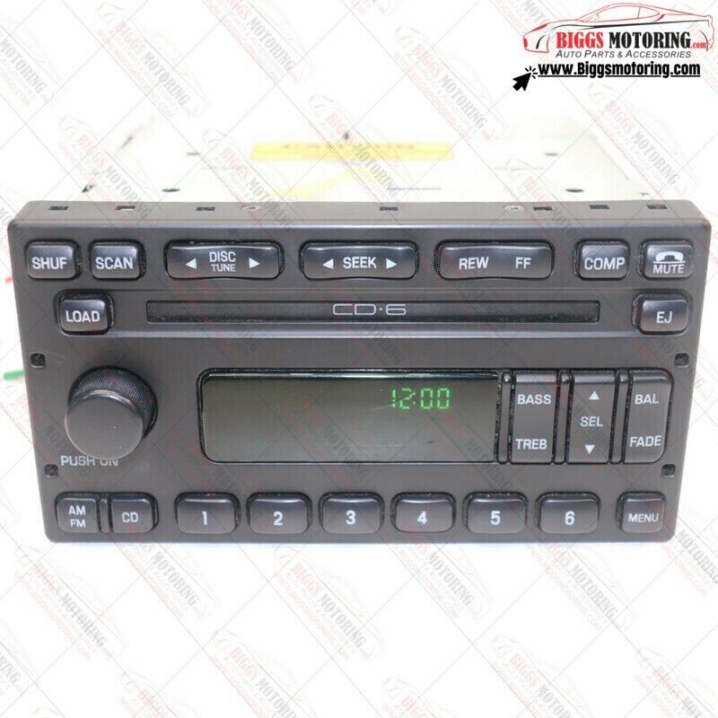 1995-2005 Ford Ranger Expedition Radio Stereo 6 Disc Cd Player 2C3T-18C815-AA