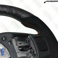 Custom Alcantara Matte Forged Flat Bottom Steering Wheel Fits 19-24 GM Truck