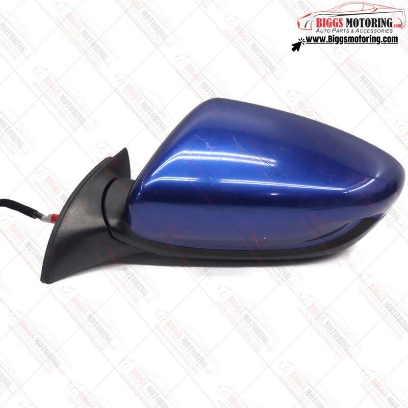 2014-2018 Kia Forte Driver Left Side Power Door Mirror Blue