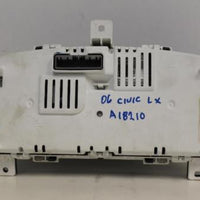 2006-2011 Honda Civic Speedometer Cluster Mileage Unknown 78200-Sna-A120-M1