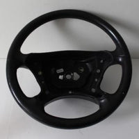 2003-2008 Mercedes Benz R230 Sl500 Sl600 Steering Wheel Black Leather - BIGGSMOTORING.COM