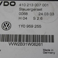 2003-2009 Vw Beetle Convertible Top Computer Module 1Y0 959 255 - BIGGSMOTORING.COM