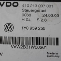 2003-2009 Vw Beetle Convertible Top Computer Module 1Y0 959 255 - BIGGSMOTORING.COM