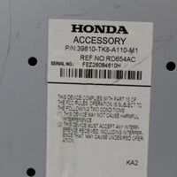 2014-2016 Honda Odyssey Upper Dash Information Display Screen 39810-Tk8-A110-M1