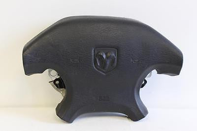 2002 DODGE 1500 DRIVER STEERING WHEEL AIR BAG BLACK - BIGGSMOTORING.COM