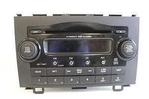 2007-2011 Honda Cr-V  Radio Stereo 6 Disc Changer Mp3 Cd Player 39100-Swa-A003