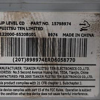 2006-2009 Buick Lucerne Radio Stereo Cd Player Aux In 15797874 UNLOCKED - BIGGSMOTORING.COM