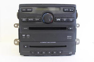 2003-2008 Honda Pilot Radio Stereo Am/ Fm 6 Disc Changer Cd Player - BIGGSMOTORING.COM