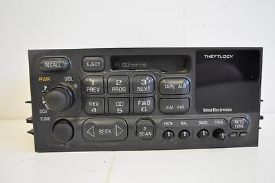 1995-2002 CHEVROLET SILVERADO RADIO STEREO CASSETTE PLAYER 16213825 - BIGGSMOTORING.COM