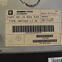 2003-2007 Cadillac Sts Radio Stereo Cd Player 15 824 244 - BIGGSMOTORING.COM