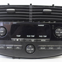 2004-2010 Toyota Sienna A/C Climate Control W/Out Sonar Option Gn711-03810 - BIGGSMOTORING.COM