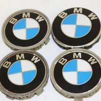 2002-2008 BMW E65 745L SET OF 4 WHEEL CENTER CAPS 6768640