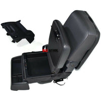 28 Dodge Ram Center Storage console Drawer & Jump Seat W/ Storage Black leather