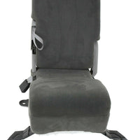 1999-2010 Ford F250 Center Console Jump Seat  W/ Storage Gray - BIGGSMOTORING.COM