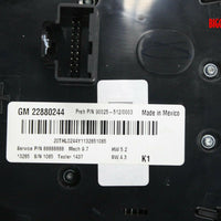 2012-2015 CGMc Terrain Radio Face Climate Control Unit 22880244