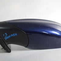 2011-2014 HYUNDAI SONATA DRIVER SIDE DOOR REAR VIEW MIRROR BLUE 87610-3Q010