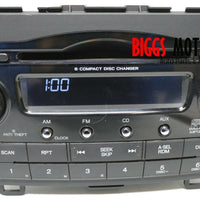 2007-2011 Honda CR-V Radio Stereo 6 Disc Changer Cd Player 39100-SWA-A004