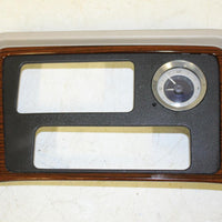 2001-2002  Escalade Console Trim W/ Clock Wood Grain Tan  Trim - BIGGSMOTORING.COM