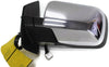 2004-2010 Infiniti Qx56 Driver Left Side Power Door Mirror Chrome 32730 - BIGGSMOTORING.COM