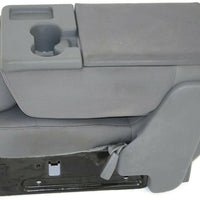 2009-2014  Ford F150  Front Center Console Jump Seat W/ Cup Holder Gray