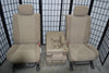 2007-2013 Toyota Tundra 40/20/40 Front Seats W/ Airbag Manual Tan Cloth Jumpseat