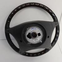 00-06 Mercedes Benz W220 W215 Cl500 Driver Woodgrain Steering Wheel Airbag S500 - BIGGSMOTORING.COM