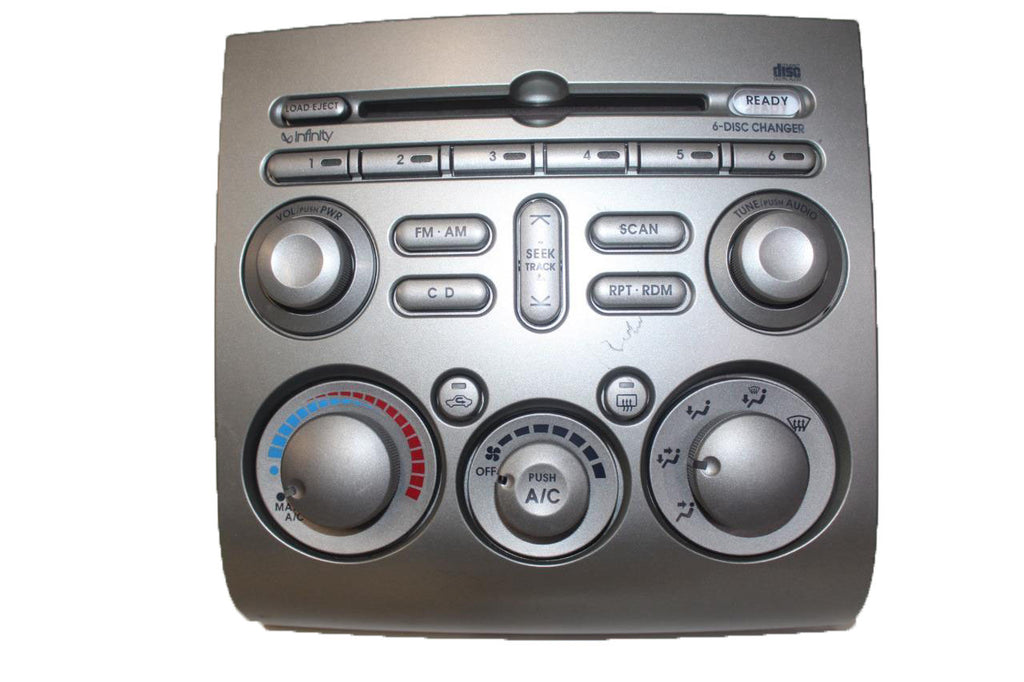 2004-2005 MITSUBISHI GALANT RADIO FACE CLIMATE CONTROL PANEL MR576015ZZ - BIGGSMOTORING.COM