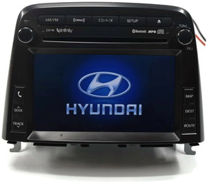 2009-2012 HYUNDAI GENESIS STEREO RADIO NAVIGATION BLUETOOTH MP3  CD PLAYER