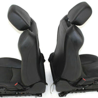 2003-2007 Nissan 350Z Front Driver & Passenger Side Seat Black Leather - BIGGSMOTORING.COM