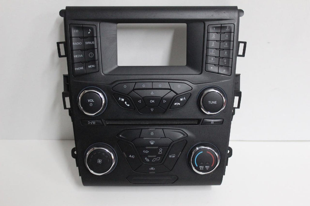 2014-2015 FORD FUSION RADIO FACE PANEL CLIMATE CONTROL ES7T-18E243-EB