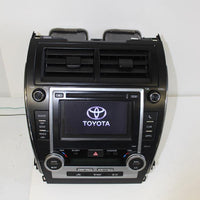 2012-2014 TOYOTA CAMRY RADIO NAVIGATION DISPLAY SCREEN CLIMATE CONTROL