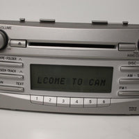 2010-2011 TOYOTA CAMRY 11846 RADIO STEREO MP3 CD PLAYER 86120-06480