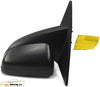 2005-2009 Ford Mustang Driver Left Side Power Door Mirror Black 31699 - BIGGSMOTORING.COM