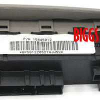 2006-2009 Chevy Trailblazer Driver Left Side Power Window Master Switch 15845012 - BIGGSMOTORING.COM