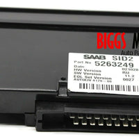 1999-2004 Saab 9-5 Radio Information Display Screen 5263249 - BIGGSMOTORING.COM