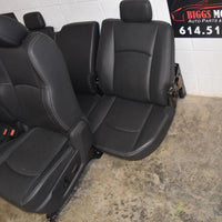 09-18 Dodge Ram Crew Cab  Seats Black Leather Powered Heated & Cooled Set Seat - BIGGSMOTORING.COM