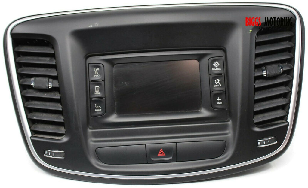 2015-2016 Chrysler 200 Dash Radio Display Screen P68226694AC