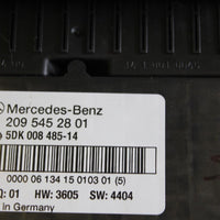 2006-2009 MERCEDES BENZ W209 E320 FRONT UNDERHOOD FUSE BOX RELAY 209 545 28 01 - BIGGSMOTORING.COM