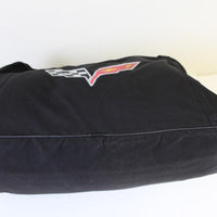 2005-2013 Corvette Oem Black Indoor Car Cover W/ Flag Logo By Gm - BIGGSMOTORING.COM