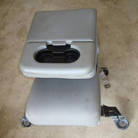 1999-2010 FORD F250 F350 FRONT JUMP SEAT GREY CLOTH 05 - BIGGSMOTORING.COM