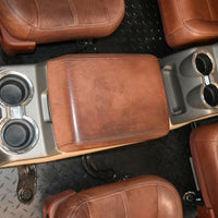 99-2010 FORD SD F250 F350 KING RANCH FRONT & rear LEATHER BUCKETS SEAT console