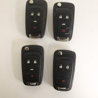 Lot Of 4 Chevy Key Fob Remotes Smart Keys Flip Key