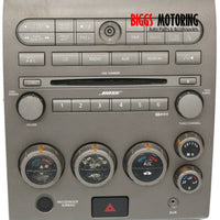 2004-2007 Nissan Armada  Ac Heater Climate Control Radio Face Panel - BIGGSMOTORING.COM