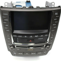 2008-2010 Lexus IS250 Radio Navigation Ac Control Cd Player Display Screen