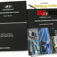 2009 Hyundai Genesis Driver Information Supplement Owners Manual