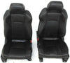 2003-2007 Nissan 350Z Front Driver & Passenger Side Seat Black Leather - BIGGSMOTORING.COM