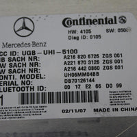 2007-2009   Mercedes Benz S550 W221 Bluetooth Communication Module
