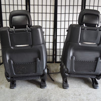 14 - 17 Jeep Grand Cherokee Summit Black Leather Seats Set Console Dvd Tv Oem - BIGGSMOTORING.COM