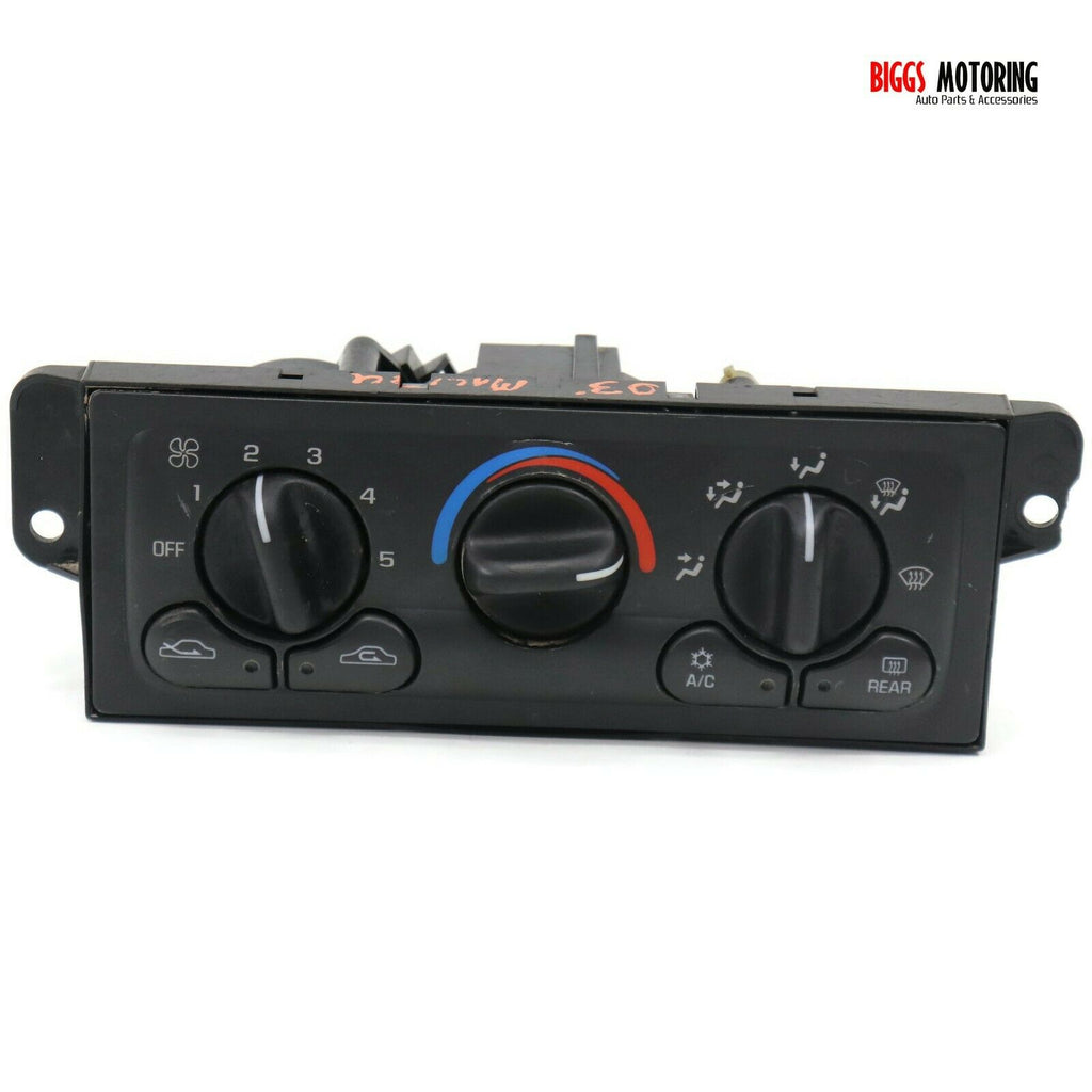 2001-2003 Chevy Malibu Ac Heater Climate Control Unit - BIGGSMOTORING.COM