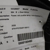 2006-2010 FORD FUSION MILAN LEFT DRIVER POWER MIRROR
